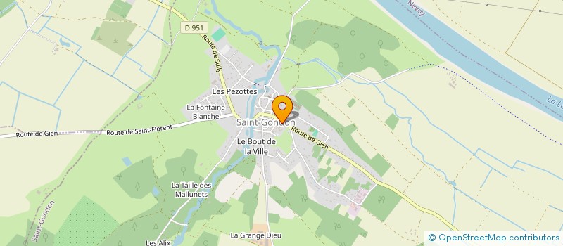 localisation de l'entreprise AMICALE DE ST GONDON à SAINT-GONDON