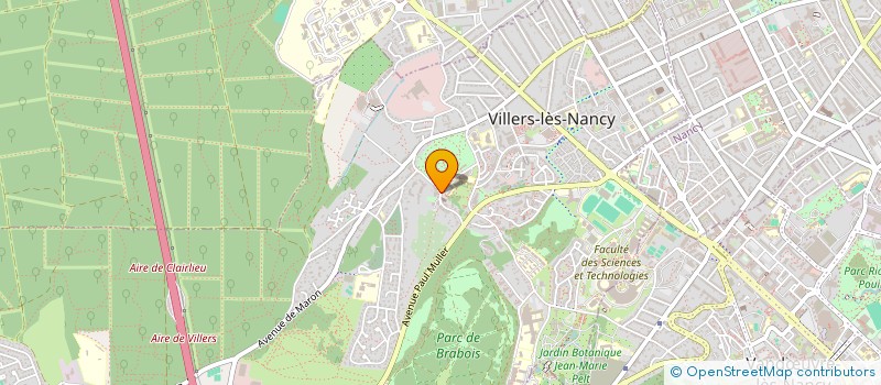 localisation de l'entreprise AMICALE DE VILLERS-CENTRE  VILLERS-LES-NANCY