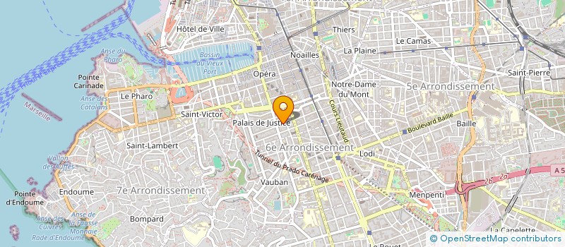 localisation de l'entreprise AMICALE DEFICIENTS VISUELS DE PROVENCE à MARSEILLE