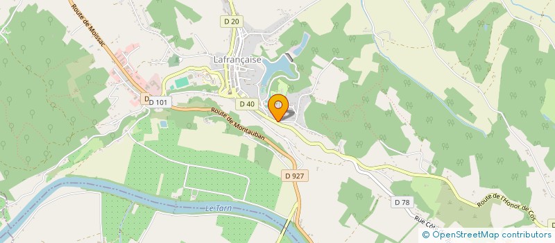 localisation de l'entreprise AMICALE DEL CANTAREL à LAFRANCAISE