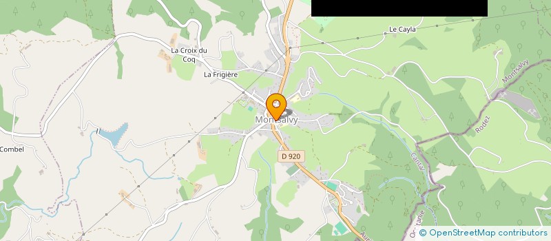 localisation de l'entreprise AMICALE DEL CASTEL DE MONTSALVY à MONTSALVY