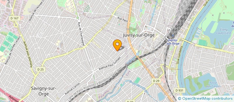 localisation de l'entreprise AMICALE DEMENITRAUX- PRE DIMANCHE à SAVIGNY-SUR-ORGE