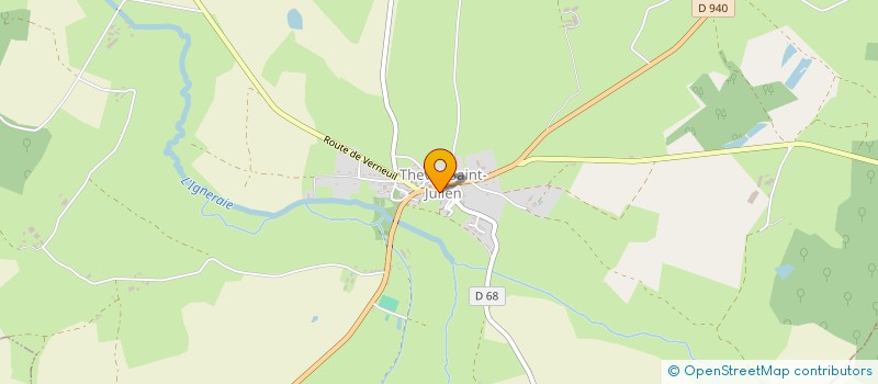 localisation de l'entreprise AMICALE DEPARTEMENTALE DES FONTAINIERS RURAUX DE L'INDRE à THEVET-SAINT-JULIEN