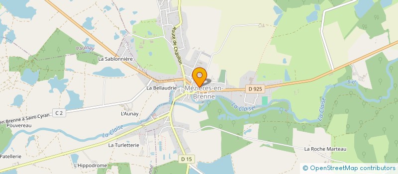 localisation de l'entreprise AMICALE DES 1000 ETANGS DE BRENNE à MEZIERES-EN-BRENNE