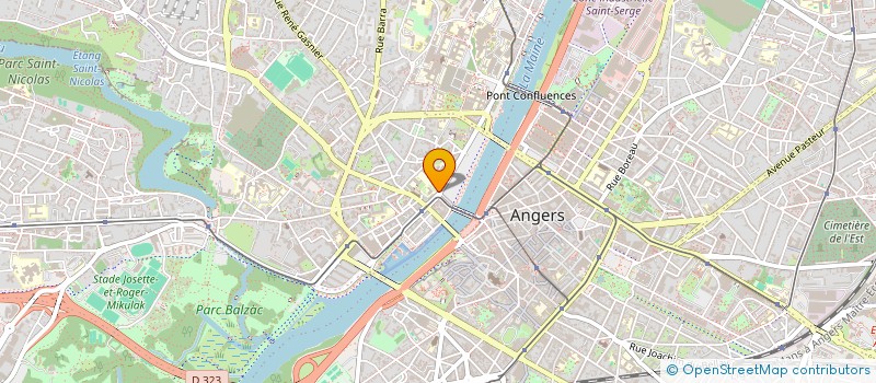 localisation de l'entreprise AMICALE DES ACTIFS ET ANCIENS DE L'ENSAM D'ANGERS à ANGERS