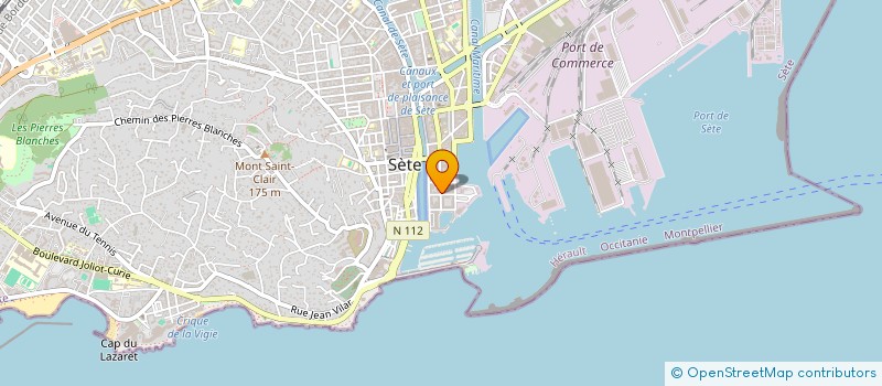 localisation de l'entreprise AMICALE DES AFRICAINS à SETE