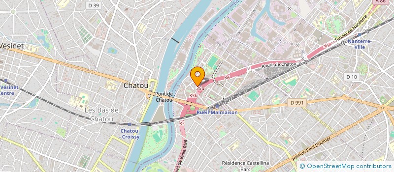 localisation de l'entreprise AMICALE DES AGENTS AGREES DE L'UCB à RUEIL-MALMAISON
