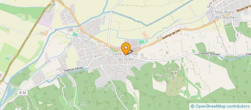 localisation de l'entreprise AMICALE DES AGENTS COMMUNAUX RETRAITES DE LA VILLE DE SAINT ETIENNE DU GRES AFFILIES A LA CNRACL  SAINT-ETIENNE-DU-GRES