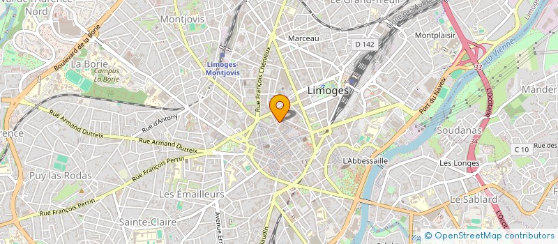 localisation de l'entreprise AMICALE DES AGENTS DE L ILOT PREFECTURE DE LA HAUTE VIENNE à LIMOGES
