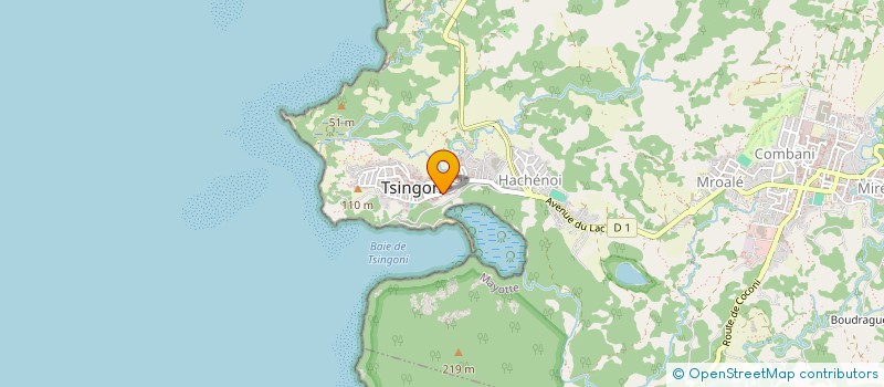 localisation de l'entreprise AMICALE DES AGENTS DE LA MAIRIE DE TSINGONI à TSINGONI