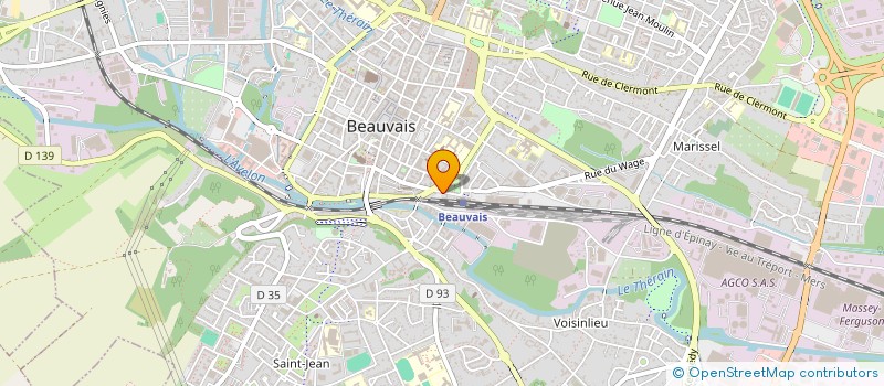 localisation de l'entreprise AMICALE DES AGENTS DE TRAIN DE LA RESIDENCE DE BEAUVAIS  BEAUVAIS