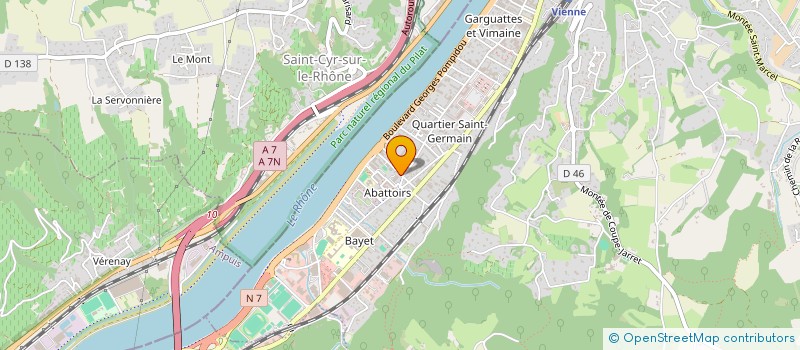 localisation de l'entreprise AMICALE DES AGENTS DES IMPOTS à VIENNE