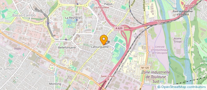 localisation de l'entreprise AMICALE DES AINES DE LAFOURGUETTE à TOULOUSE