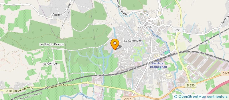 localisation de l'entreprise AMICALE DES AIRES à LES ARCS