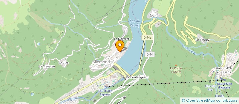 localisation de l'entreprise AMICALE DES ANCIENS  VAUJANY