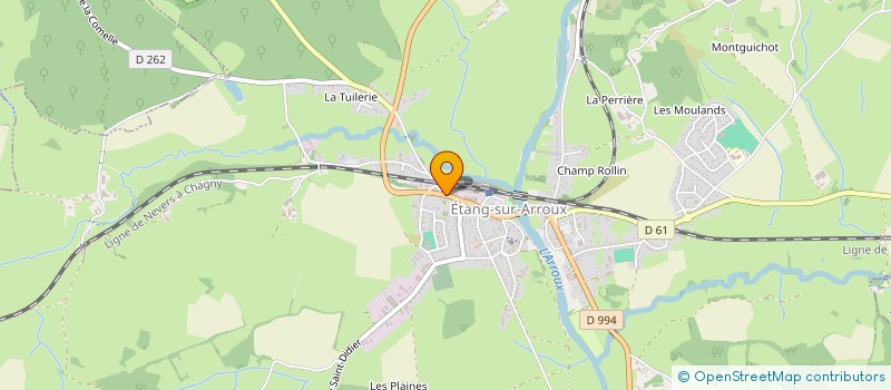 localisation de l'entreprise AMICALE DES ANCIENS AGRICULTEURS DU CANTON DE SAINT LEGER SOUS BEUVRAY  ETANG-SUR-ARROUX