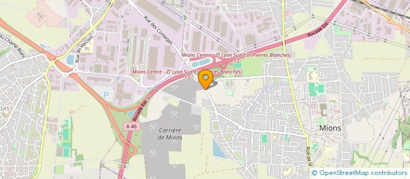 localisation de l'entreprise AMICALE DES ANCIENS BOULANGERS DE L'ISERE  MIONS