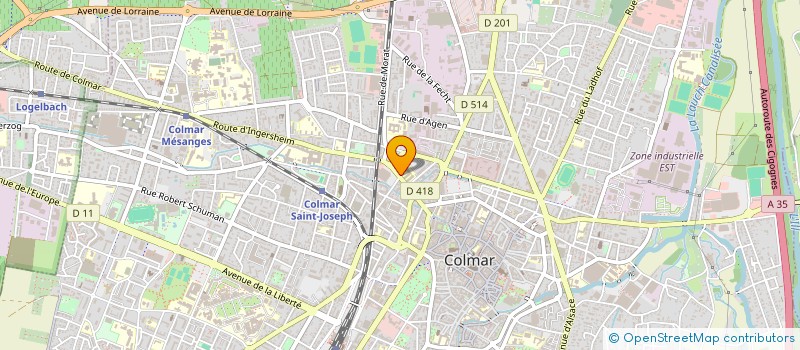 localisation de l'entreprise AMICALE DES ANCIENS COLONIAUX TROUPES DE MARINE DU HAUT RHIN COLMAR  COLMAR