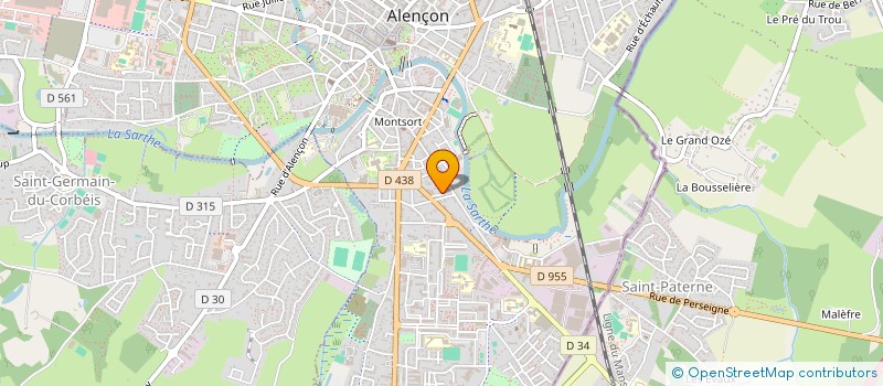 localisation de l'entreprise AMICALE DES ANCIENS COLS BLEUS à ALENCON