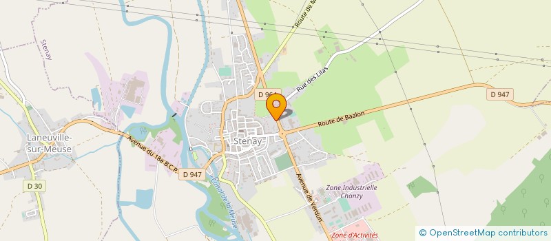 localisation de l'entreprise AMICALE DES ANCIENS COMBATTANTS A.F.N.  STENAY
