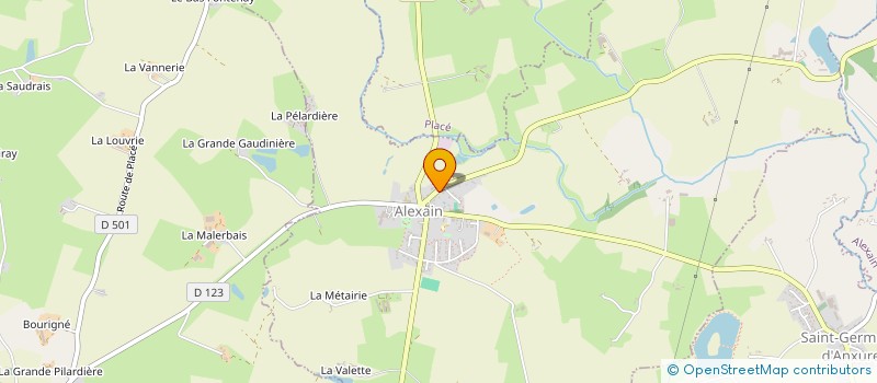 localisation de l'entreprise AMICALE DES ANCIENS COMBATTANTS AFN ET AUTRES CONFLITS  ALEXAIN