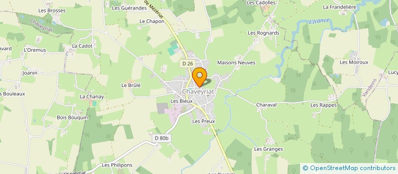 localisation de l'entreprise AMICALE DES ANCIENS COMBATTANTS DE CHAVEYRIAT à CHAVEYRIAT
