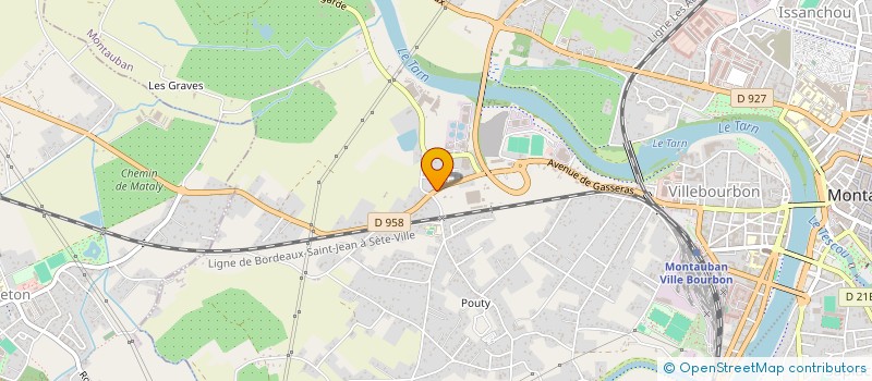 localisation de l'entreprise AMICALE DES ANCIENS COMBATTANTS DE GASSERAS ET LEURS AMIS  MONTECH