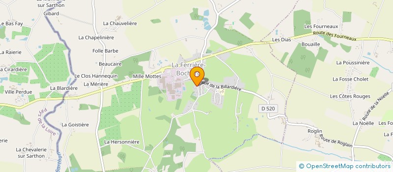 localisation de l'entreprise AMICALE DES ANCIENS COMBATTANTS DE LA FERRIERE BOCHARD ET DE SAINT CENERI LE GEREI à LA FERRIERE-BOCHARD