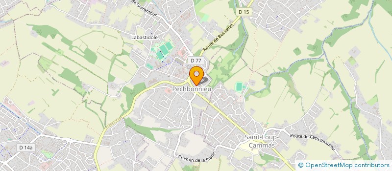 localisation de l'entreprise AMICALE DES ANCIENS COMBATTANTS DE PECHBONNIEU  PECHBONNIEU