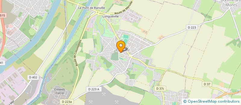 localisation de l'entreprise AMICALE DES ANCIENS COMBATTANTS DE RANVILLE à RANVILLE