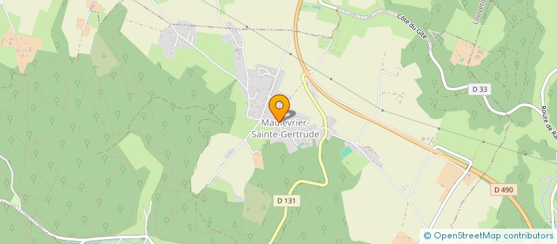 localisation de l'entreprise AMICALE DES ANCIENS COMBATTANTS, DU DEVOIR ET DU SOUVENIR  MAULEVRIER-SAINTE-GERTRUDE
