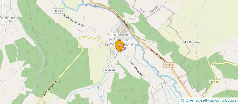 localisation de l'entreprise AMICALE DES ANCIENS COMBATTANTS ET AMIS DU DEVOIR DE MEMOIRE DE VALORBIQUET  VALORBIQUET