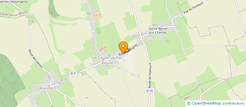 localisation de l'entreprise AMICALE DES ANCIENS COMBATTANTS ET PRISONNIERS DE GUERRE  HAUDRICOURT