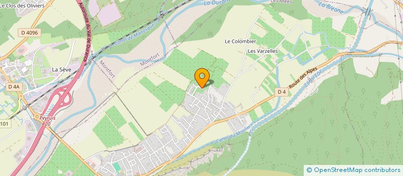localisation de l'entreprise AMICALE DES ANCIENS COMBATTANTS ET VICTIMES DE GUERRE D'ORAISON - LA BRILLANNE ET COMMUNES VOISINES à LES MEES