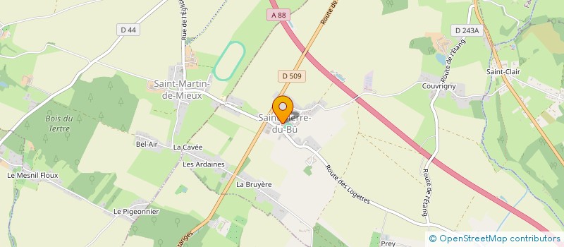 localisation de l'entreprise AMICALE DES ANCIENS COMBATTANTS MILITAIRES MOBILISES ET APPELES DE SAINT PIERRE DU BU  SAINT-PIERRE-DU-BU