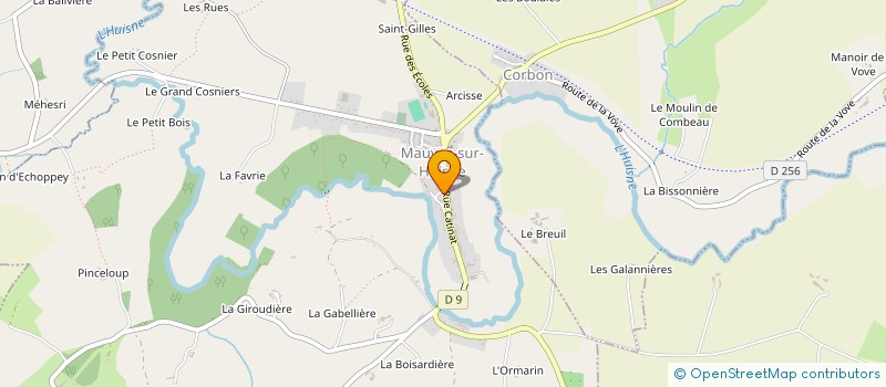 localisation de l'entreprise AMICALE DES ANCIENS COMBATTANTS PRISONNIERS DE GUERRE ET REQUIS DU SERVICE DU TRAVAIL OBLIGATOIRE DE MAUVES, CORBON ET C à MAUVES-SUR-HUISNE