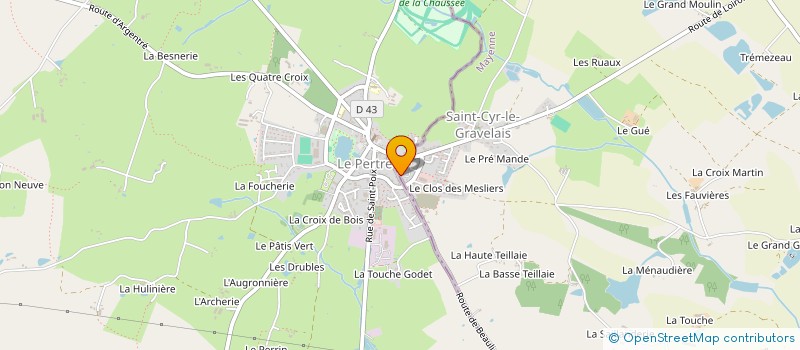 localisation de l'entreprise AMICALE DES ANCIENS D A F N  BEAULIEU-SUR-OUDON