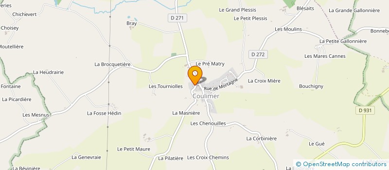 localisation de l'entreprise AMICALE DES ANCIENS D'AFRIQUE DU NORD DE COULIMER à COULIMER
