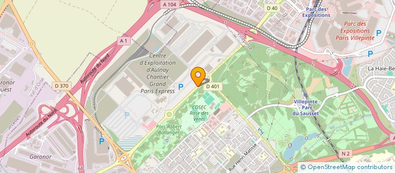localisation de l'entreprise AMICALE DES ANCIENS D'AULNAY à AULNAY-SOUS-BOIS