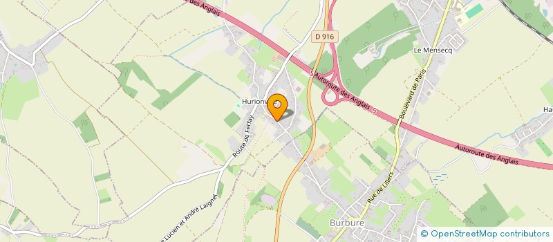 localisation de l'entreprise AMICALE DES ANCIENS D'HURIONVILLE  LILLERS