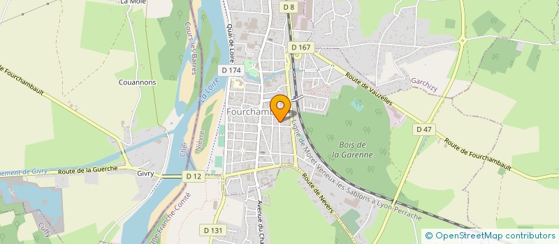 localisation de l'entreprise AMICALE DES ANCIENS D'IVECO à FOURCHAMBAULT