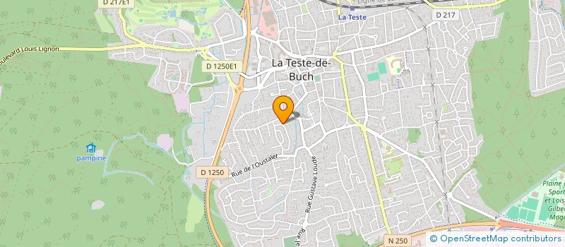 localisation de l'entreprise AMICALE DES ANCIENS DE L'AIR DE LA GIRONDE  LA TESTE-DE-BUCH