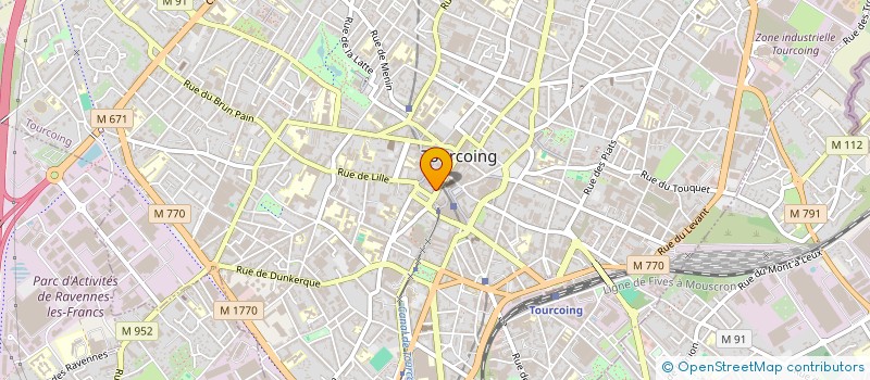 localisation de l'entreprise AMICALE DES ANCIENS DE L'ARMMEE DE L'AIR  TOURCOING