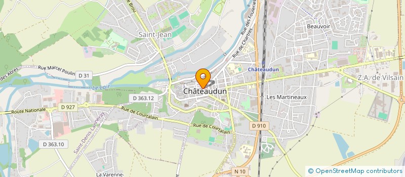 localisation de l'entreprise AMICALE DES ANCIENS DE L'ESCADRON DE CONVOYAGE 00/070 CHATEAUDUN à CHATEAUDUN