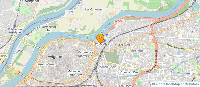 localisation de l'entreprise AMICALE DES ANCIENS DE L'OLYMPIQUE AVIGNONNAIS  AVIGNON