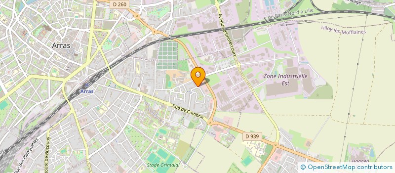 localisation de l'entreprise AMICALE DES ANCIENS DE L'UES VEOLIA EAU-GENERALE DES EAUX à ARRAS