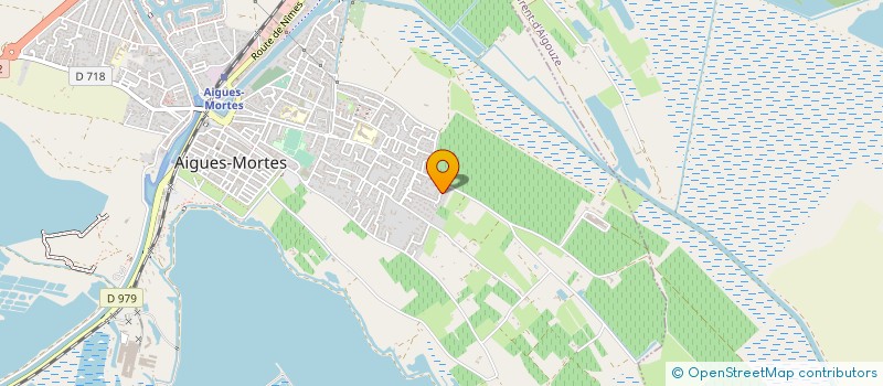 localisation de l'entreprise AMICALE DES ANCIENS DE L'UNION SPORTIVE SALINIERE AIGUES-MORTES  AIGUES-MORTES