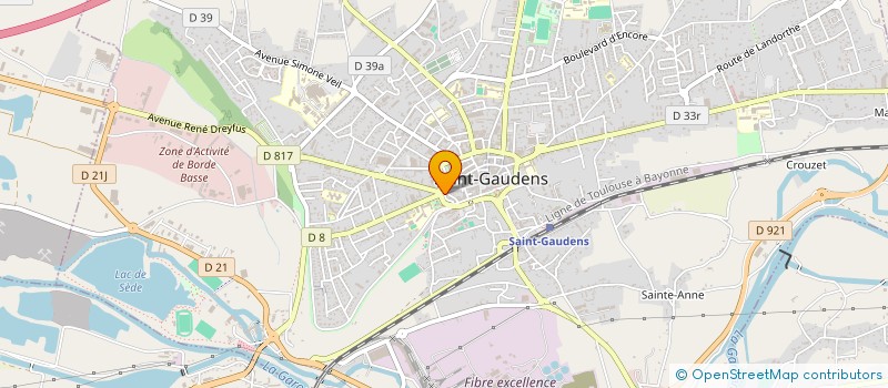 localisation de l'entreprise AMICALE DES ANCIENS DE LA CELLULOSE  SAINT-GAUDENS