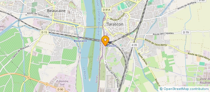 localisation de l'entreprise AMICALE DES ANCIENS DE LA GARNISON  TARASCON