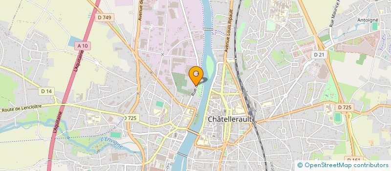 localisation de l'entreprise AMICALE DES ANCIENS DE LA GENDARMERIE MOBILE DE CHATELLERAULT à CHATELLERAULT